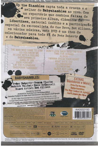 Babyshambles ‎– Up The Shambles - Live In Manchester DVD