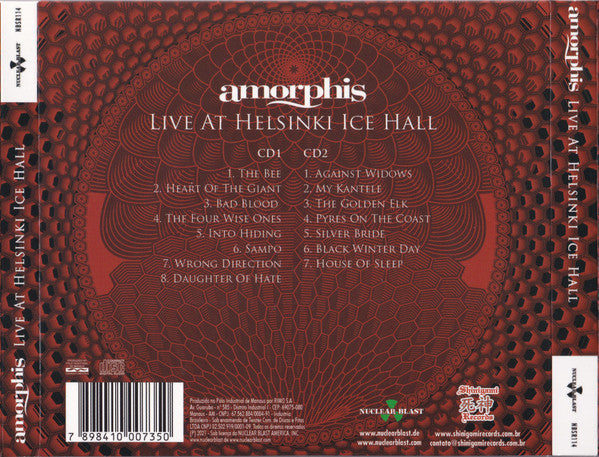 Amorphis ‎– Live At Helsinki Ice Hall 2XCD