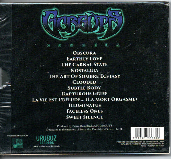 Gorguts - Obscura CD