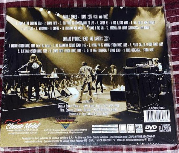 Alcatrazz ‎– Parole Denied - Tokyo 2017 CD / DVD