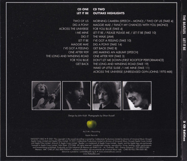 The Beatles ‎– Let It Be CD