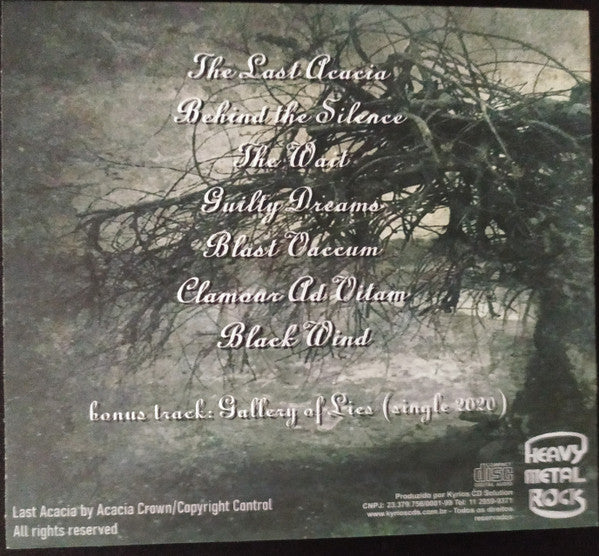 Acacia Crown ‎– The Last Acacia CD