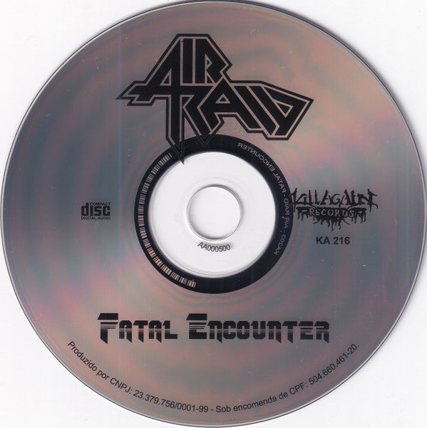 Air Raid ‎– Fatal Encounter CD