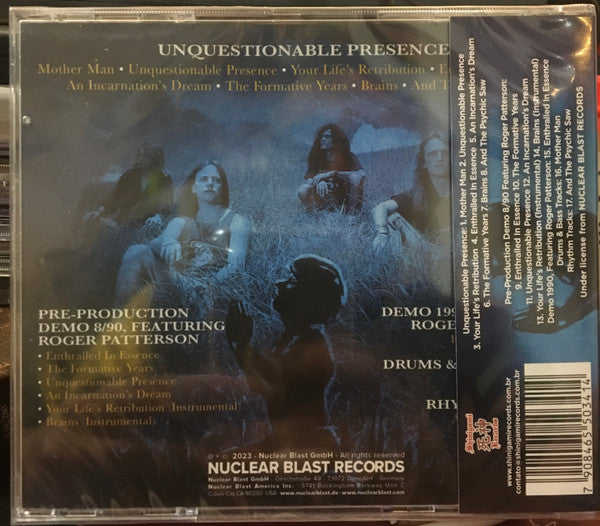 Atheist ‎– Unquestionable Presence CD