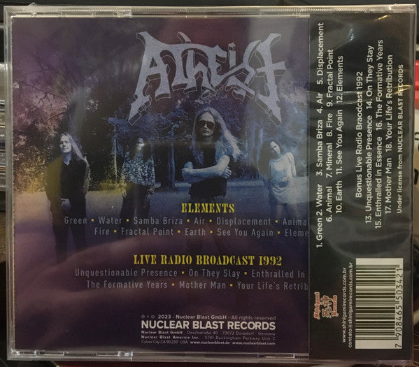 Atheist ‎– Elements CD