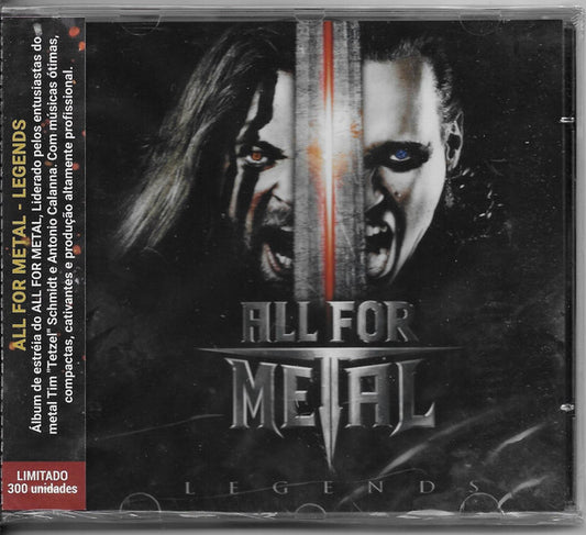 All For Metal ‎– Legends CD