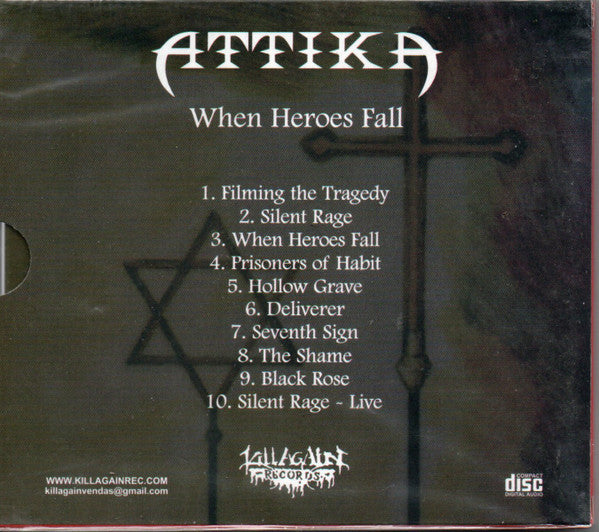 Attika ‎– When Heroes Fall