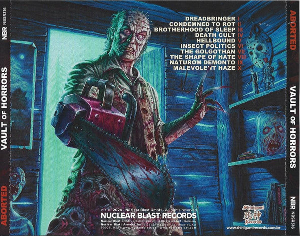Aborted ‎– Vault Of Horrors CD