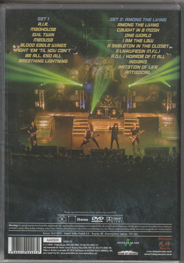 Anthrax ‎– Kings Among Scotland CD