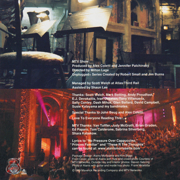 Alanis Morissette ‎– MTV Unplugged CD