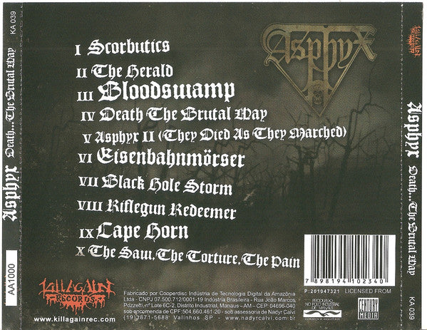 Asphyx ‎– Death...The Brutal Way