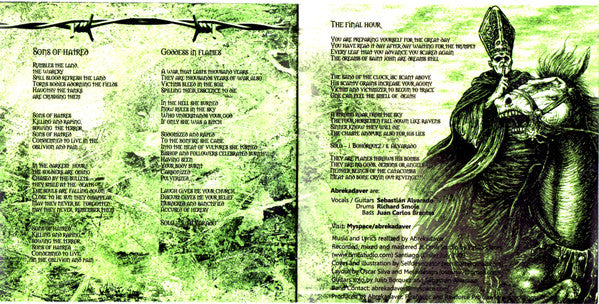 Abrekadaver ‎– Those We Don't Speak Of CD