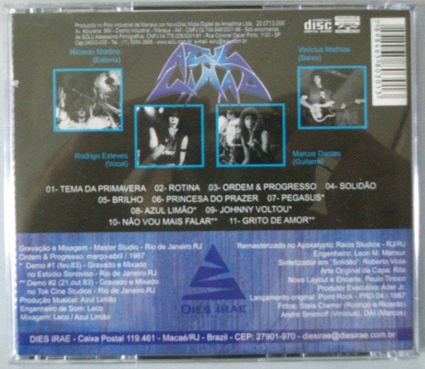 Azul Limão ‎– Ordem & Progresso CD
