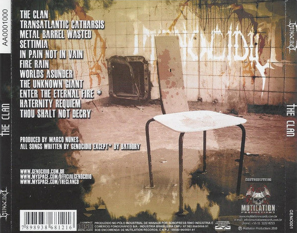 Genocidio - The Clan CD