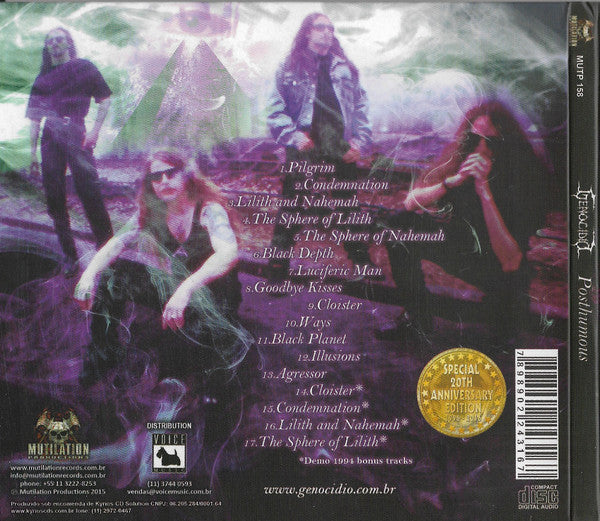 Genocidio - Posthumous CD
