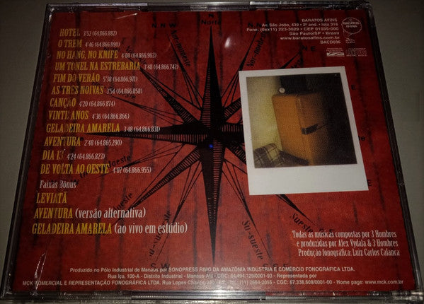 3 Hombres ‎– De Volta Ao Oeste CD