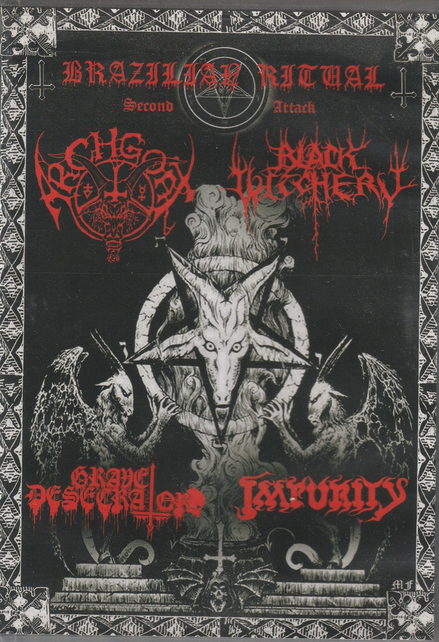 Brazilian Ritual: Second Attack DVD (Grave Desecrator, Impurity, Black Witchery and Archgoat)