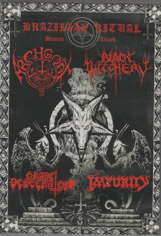 Brazilian Ritual: Second Attack DVD (Grave Desecrator, Impurity, Black Witchery and Archgoat)