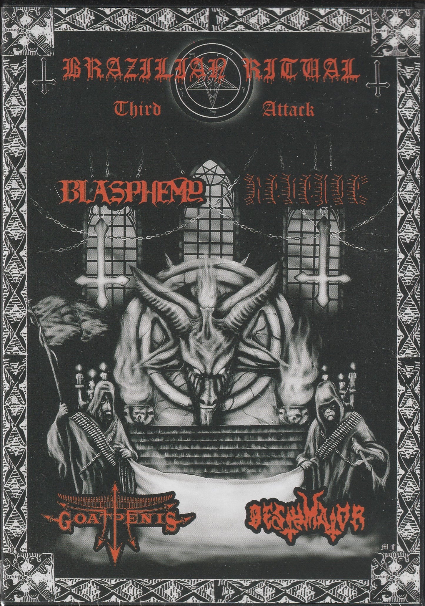 Brazilian Ritual - Third Attack DVD (Blasphemy, Revenge, Goatpenis and Bestymator)