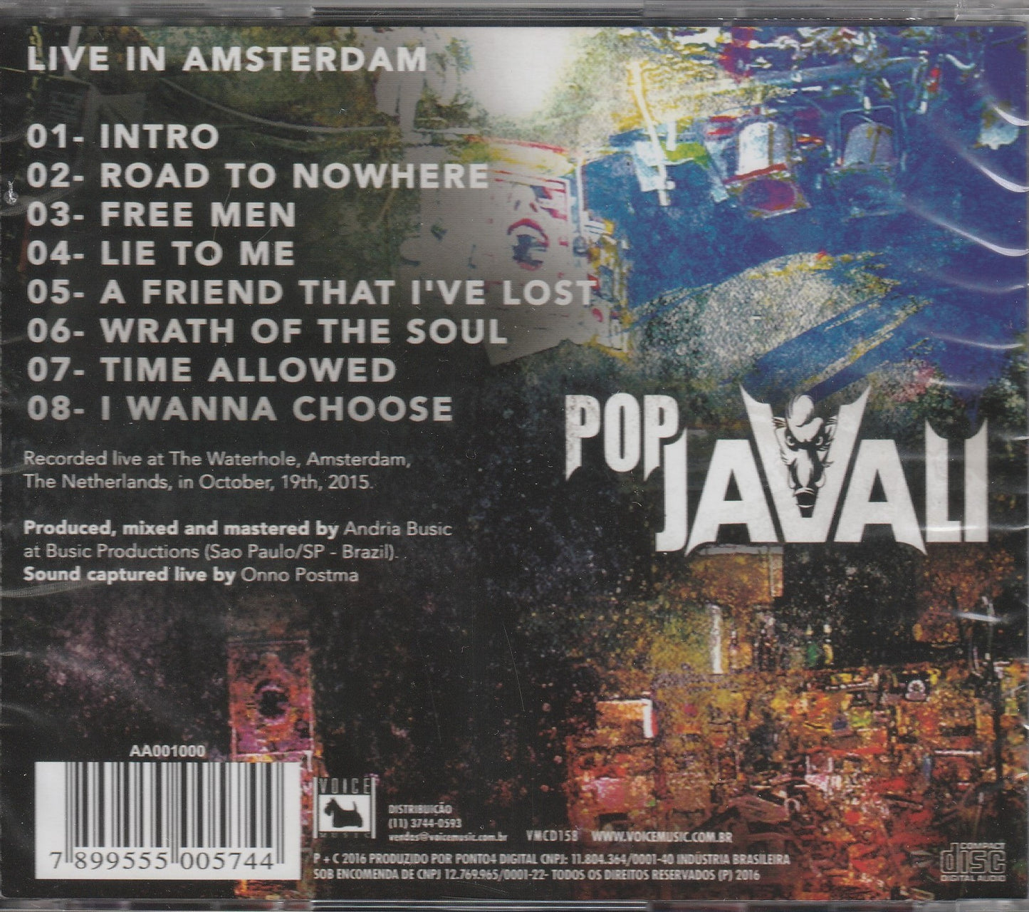 Pop Javali - Live In Amsterdam CD