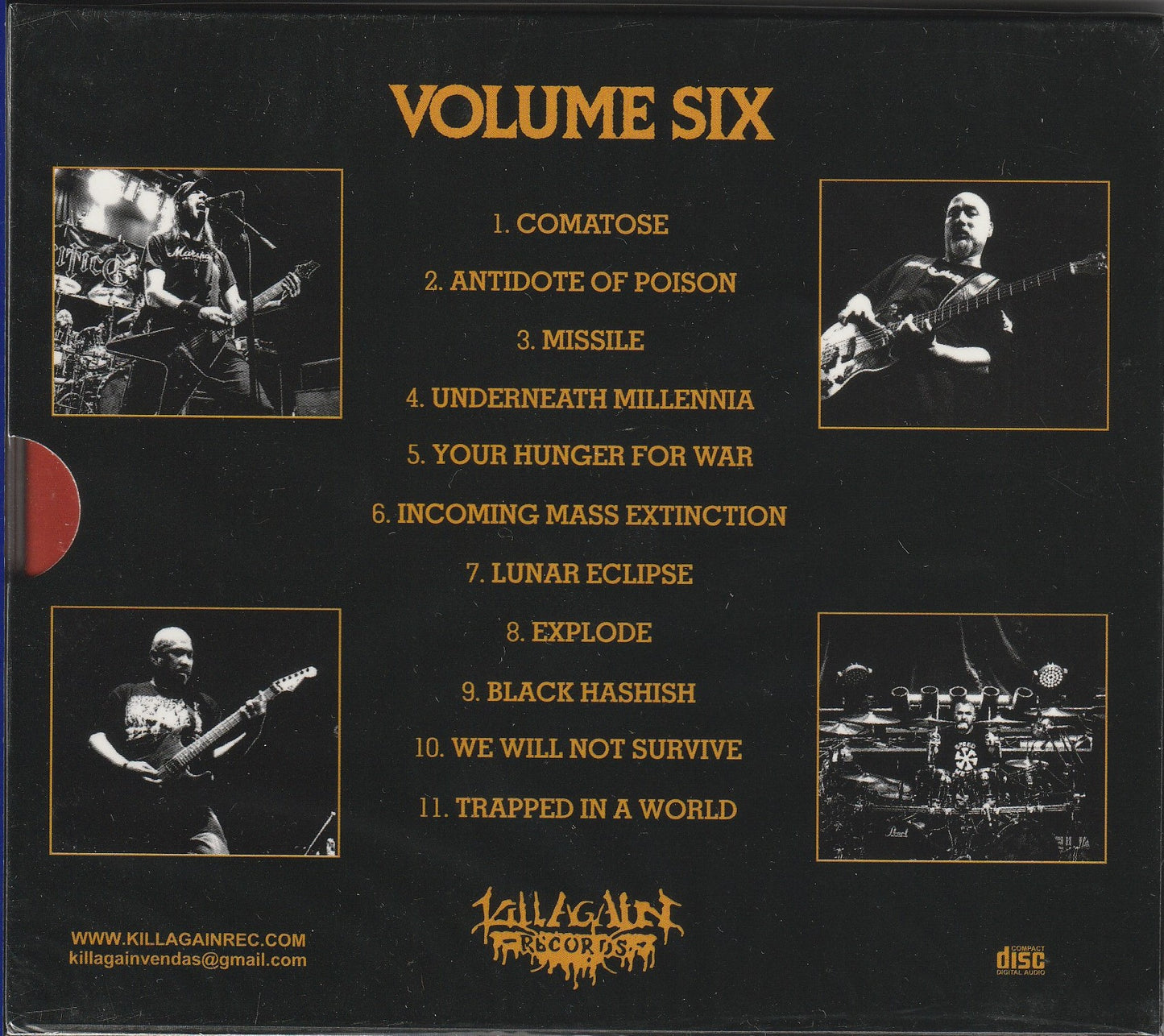 Sacrifice - Volume Six CD
