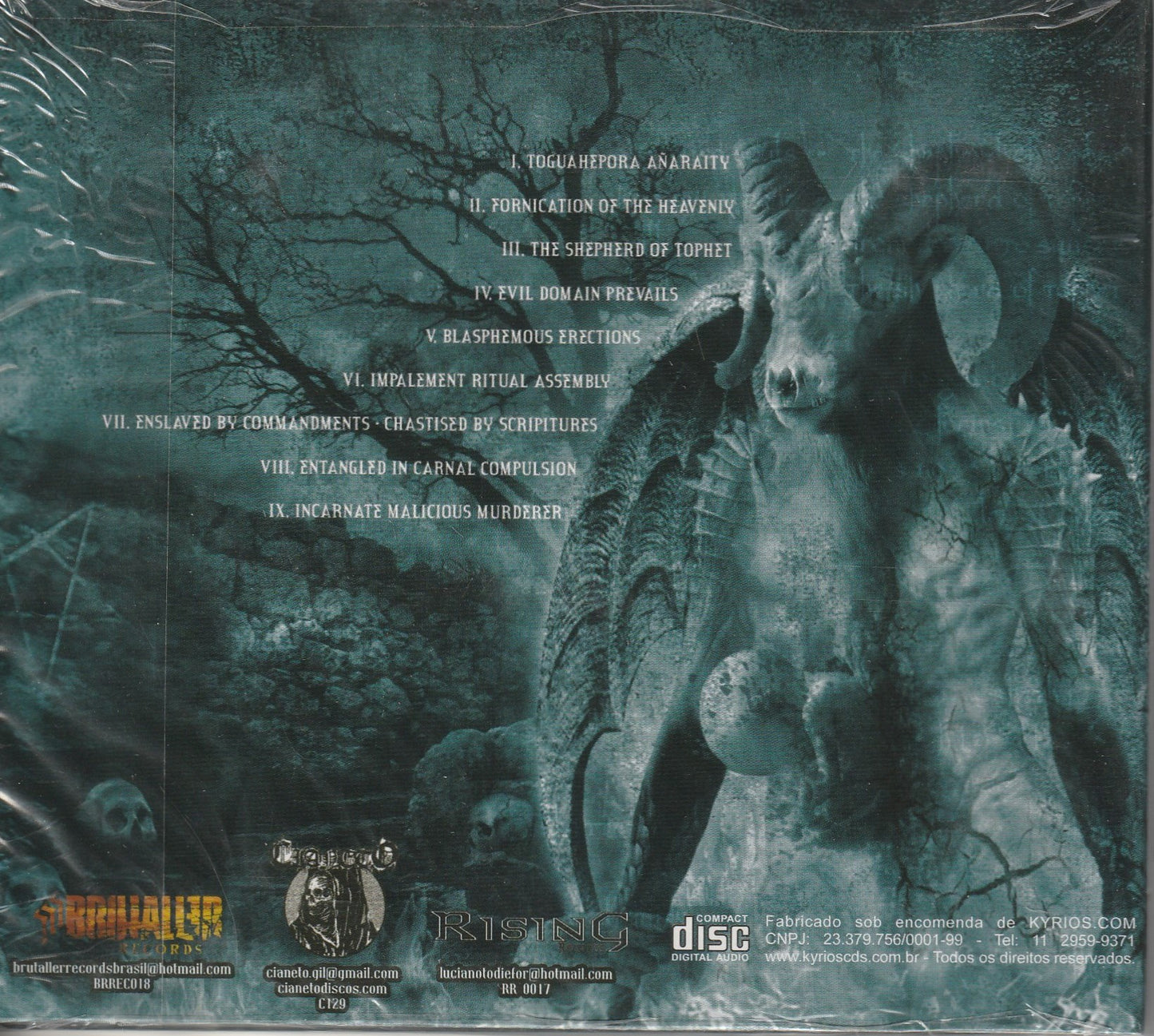Queiron - The Shepherd Of Tophet CD