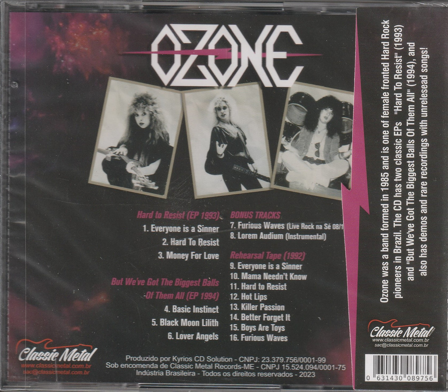 Ozone - Lost And Rare Tracks CD