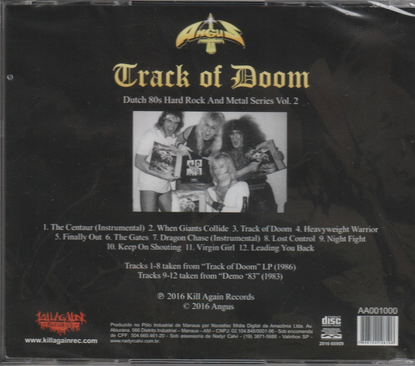 Angus ‎– Track Of Doom CD