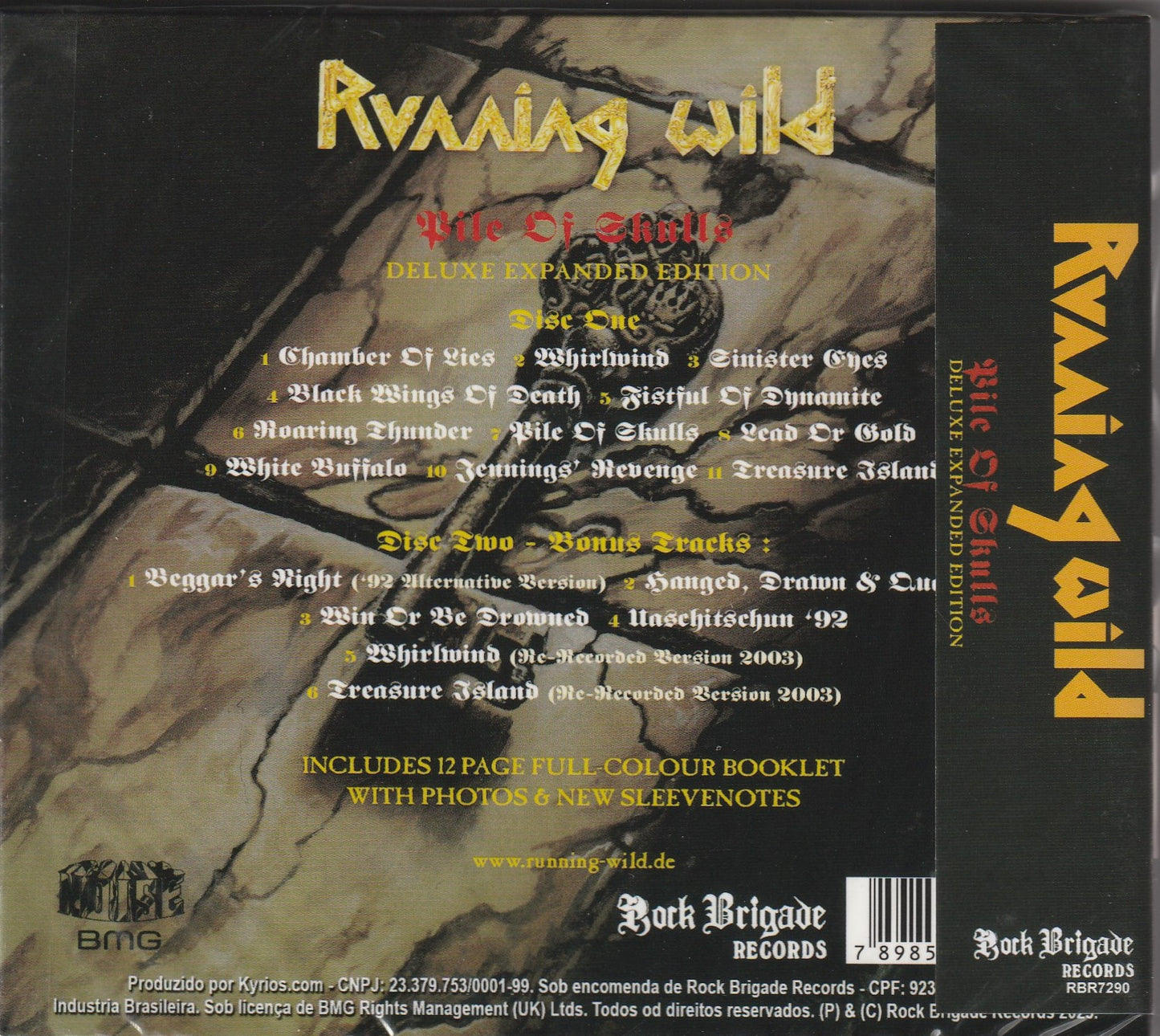 Running Wild ‎– Pile Of Skulls 2xCD
