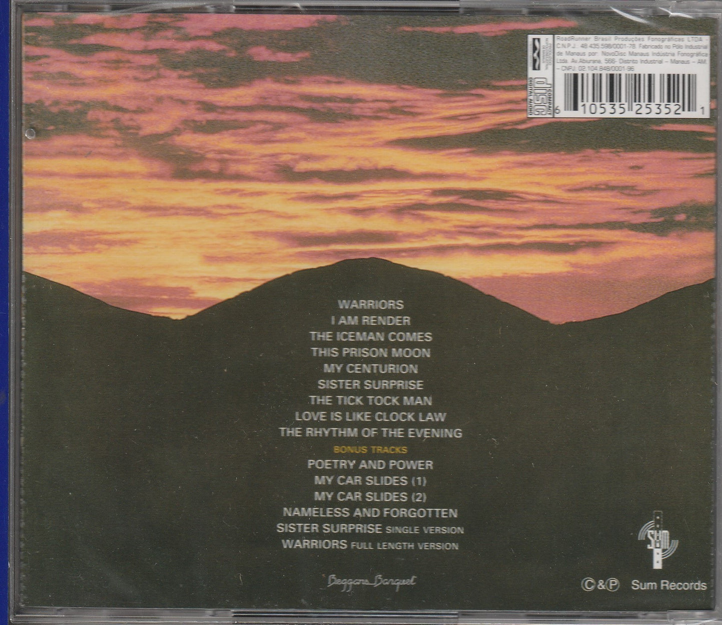 Gary Numan - Warriors CD