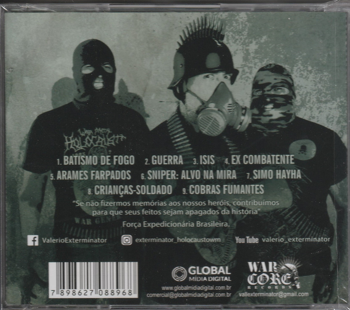Holocausto War Metal - Batismo De Fogo CD