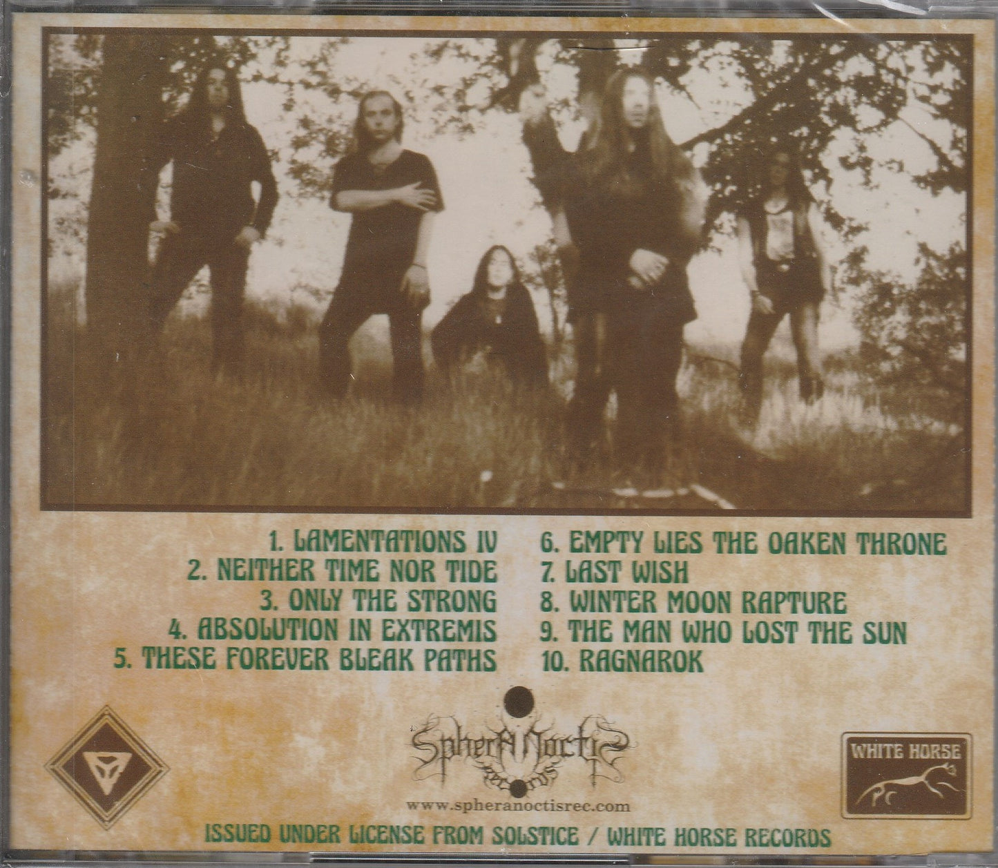 Solstice  - Lamentations CD
