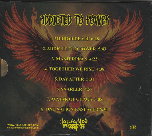 Nefarious- Addicted To Power CD