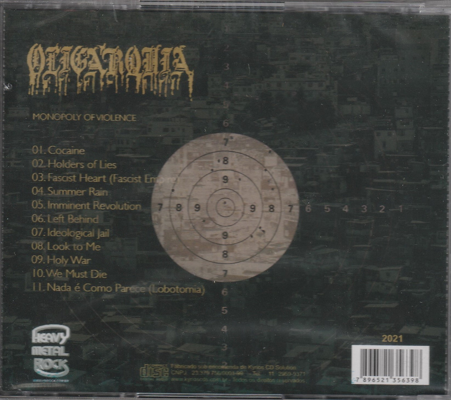 Oligarquia - Monopoly Of Violence CD