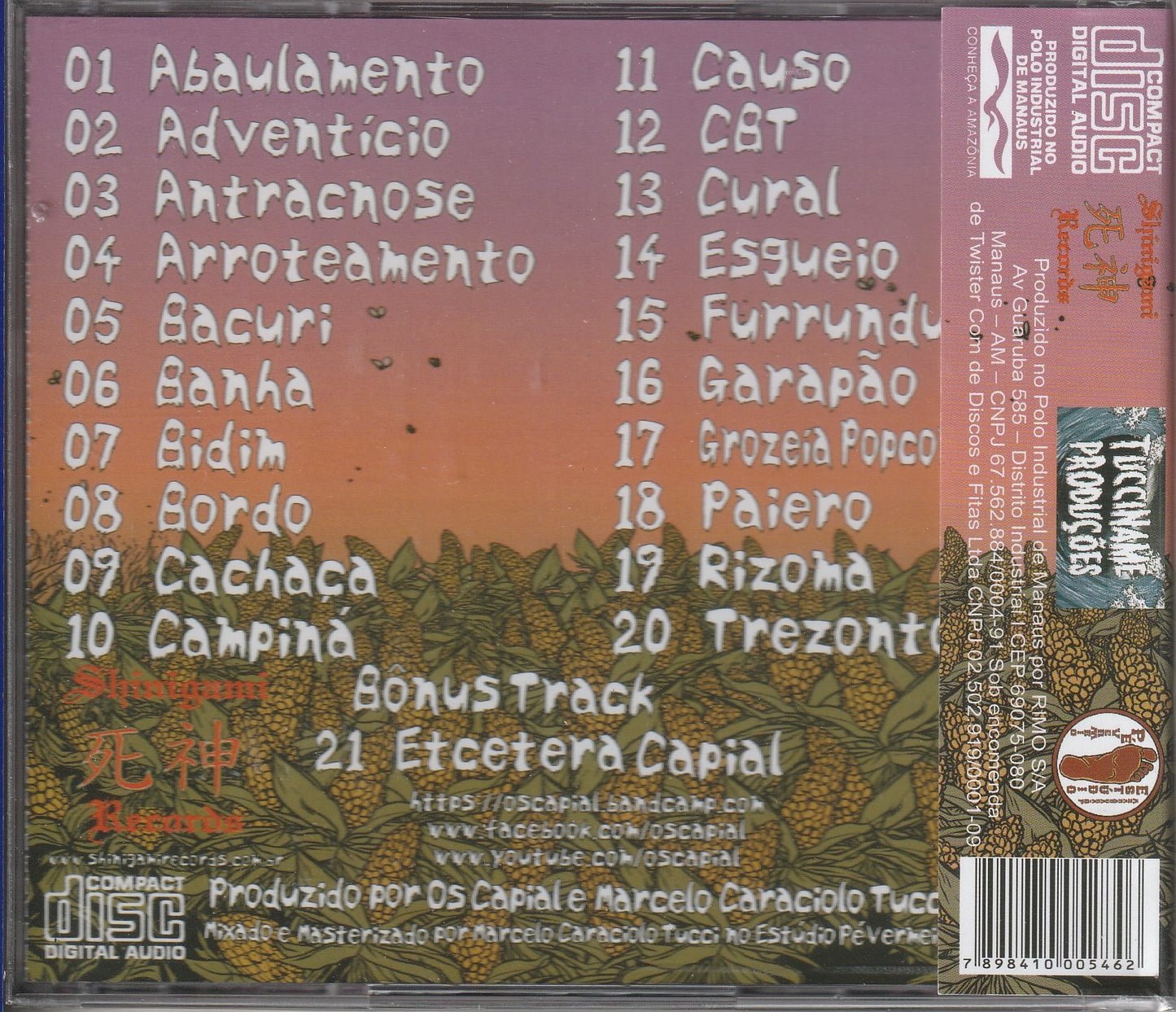 Os Capial - Grozéia Popcorn do Campo CD