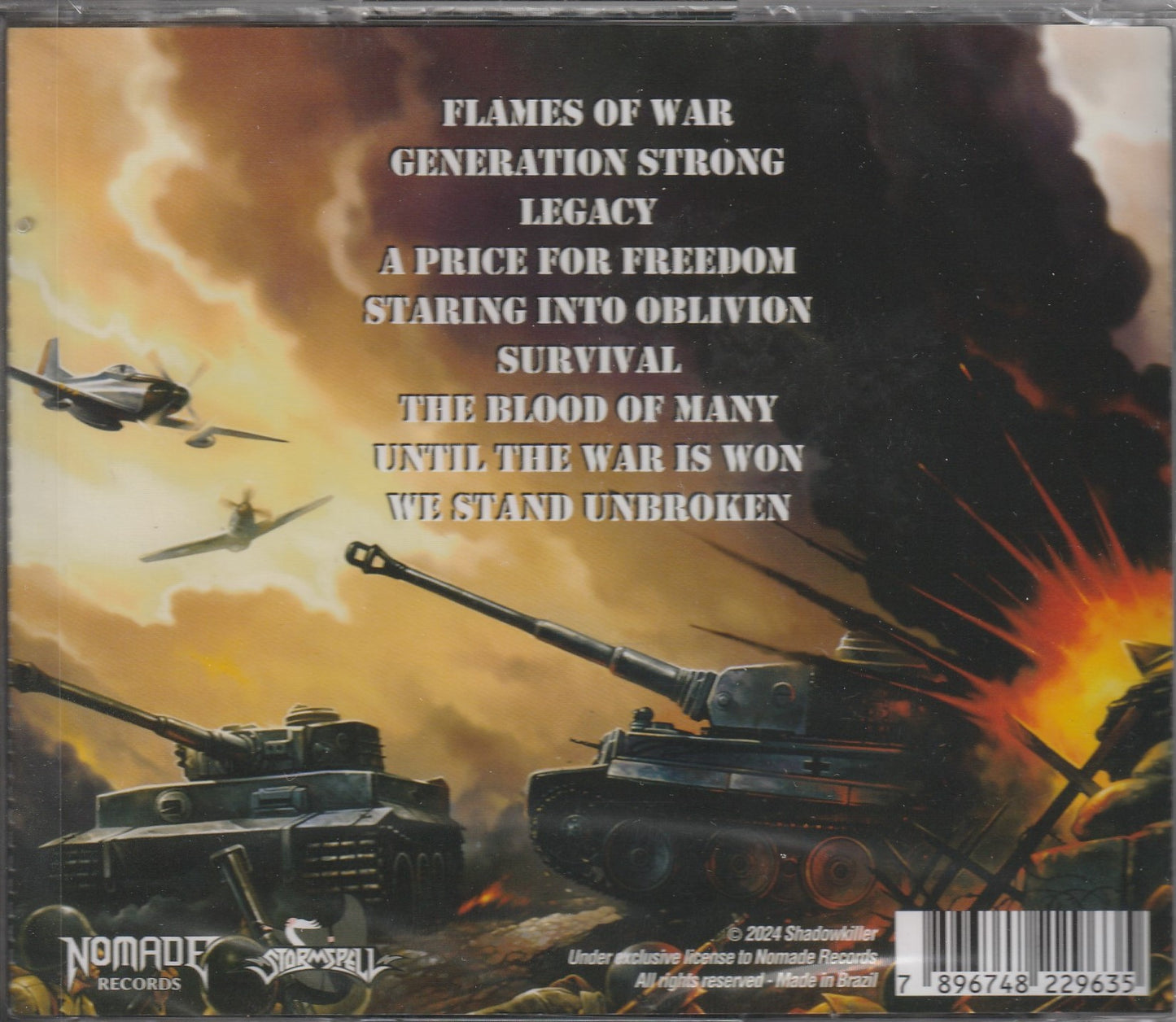 Shadowkiller - Until The War Is Won CD