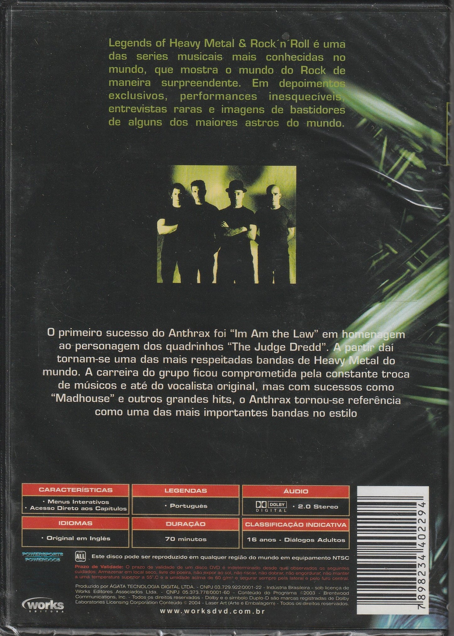 Anthrax - The Madhouse DVD