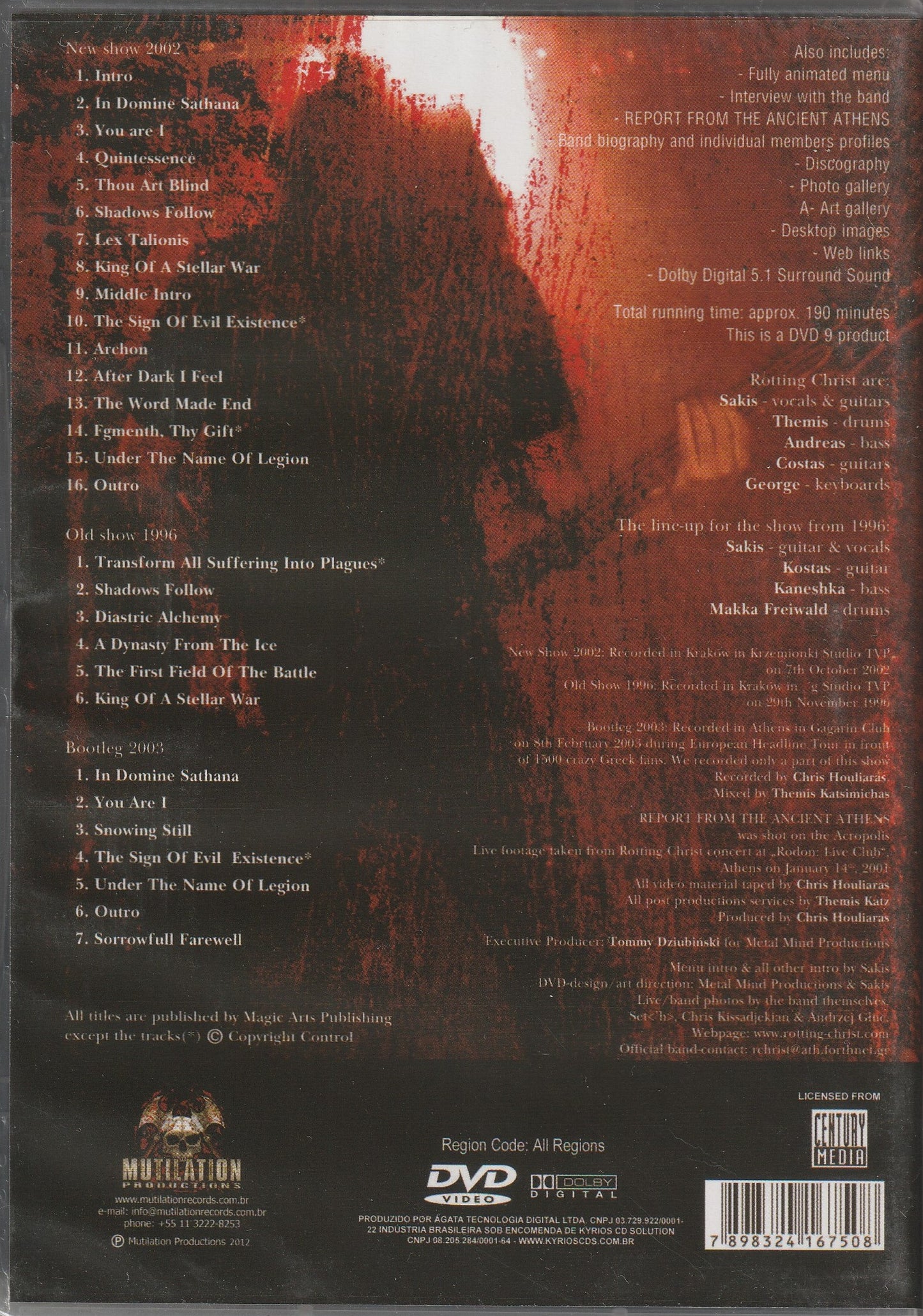 Rotting Christ - In Domine Sathana DVD