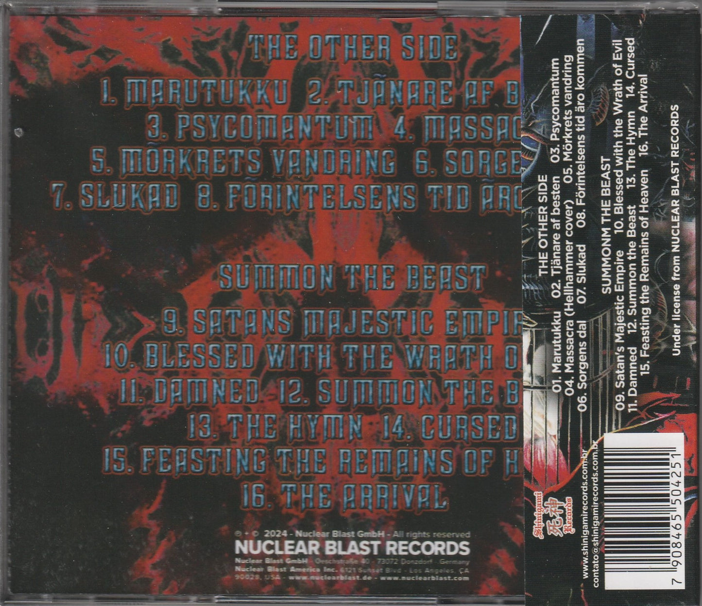The Abyss ‎- The Other Side And Summon The Beast CD