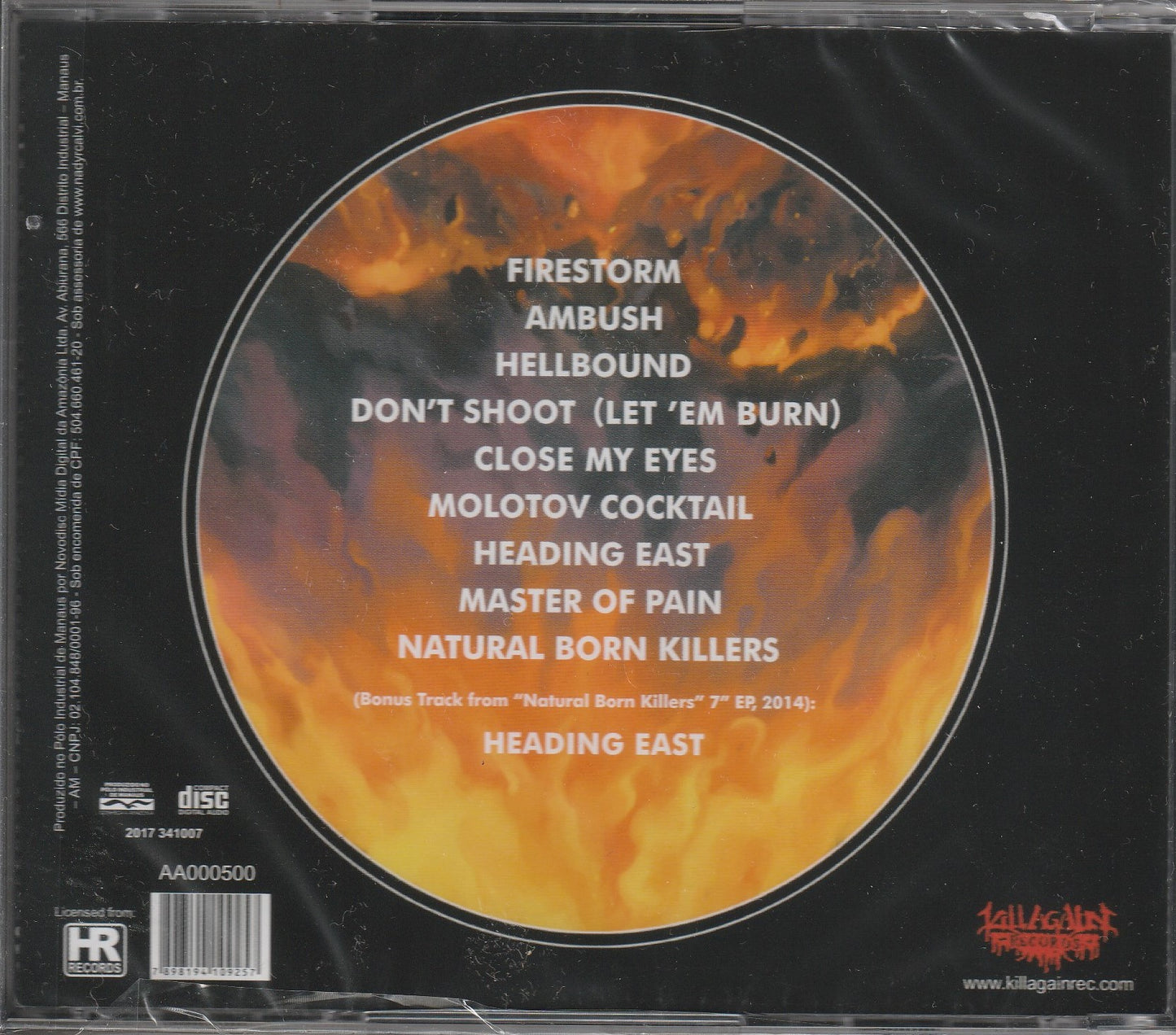 Ambush ‎- Firestorm CD