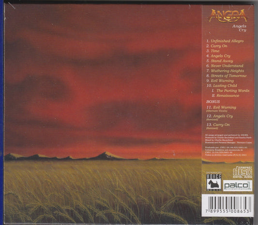 Angra ‎- Angels Cry CD