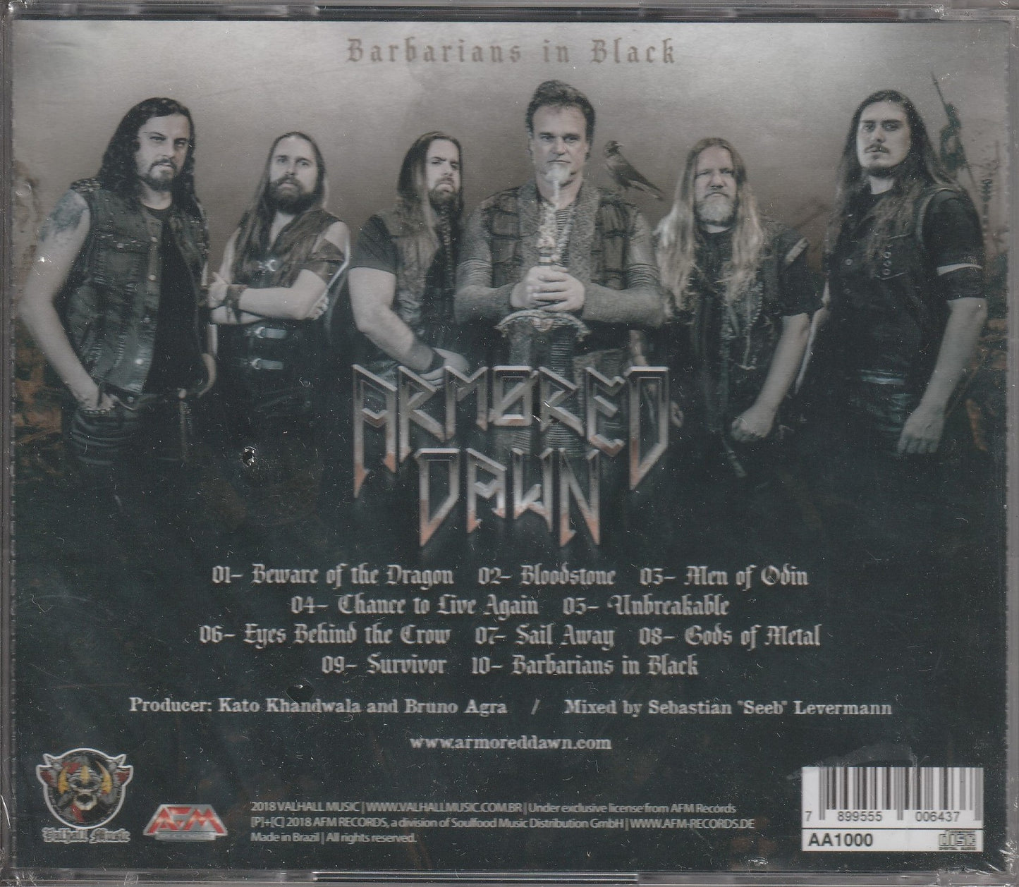 Armored Dawn ‎– Barbarians In Black CD
