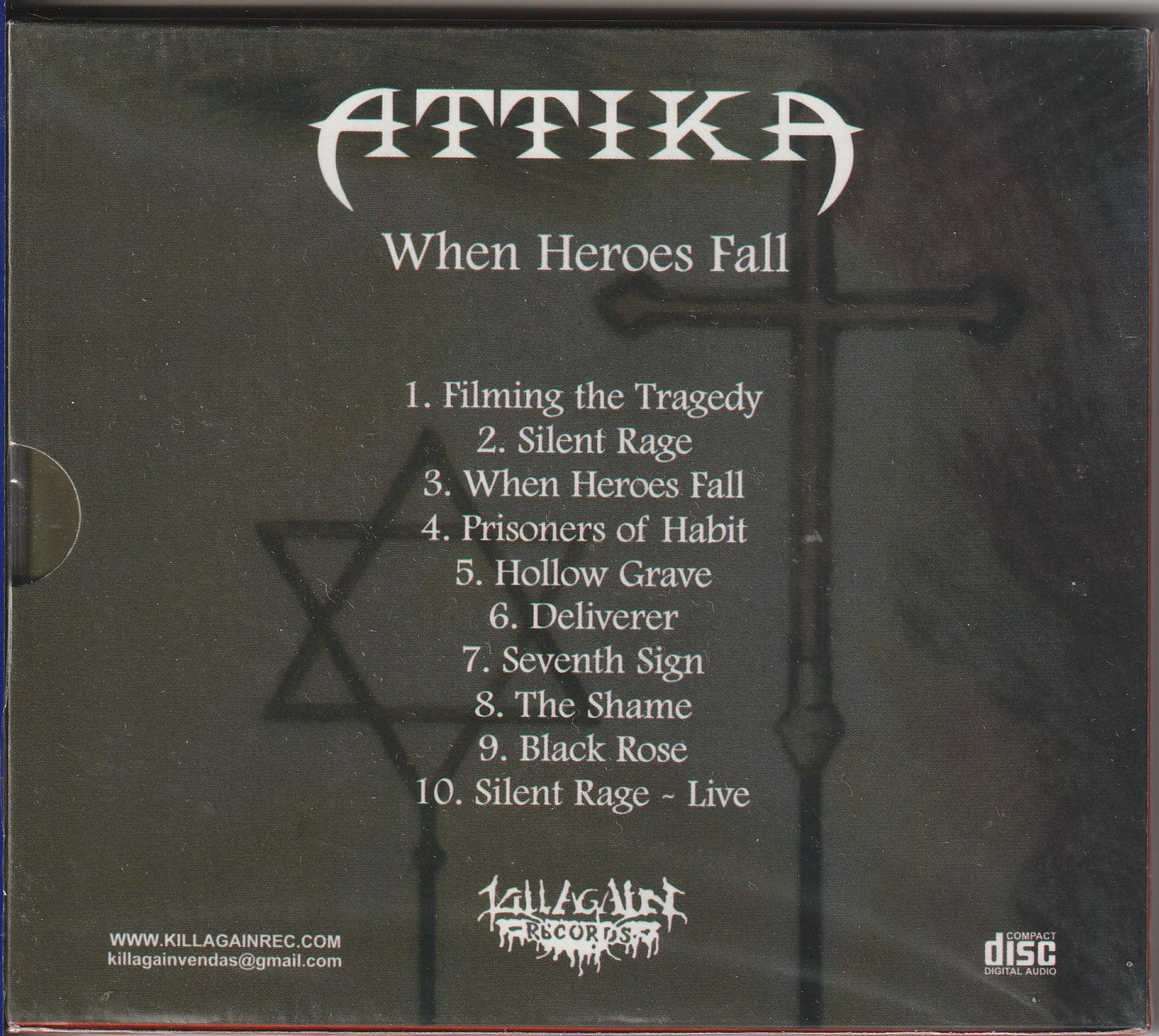Attika ‎– When Heroes Fall