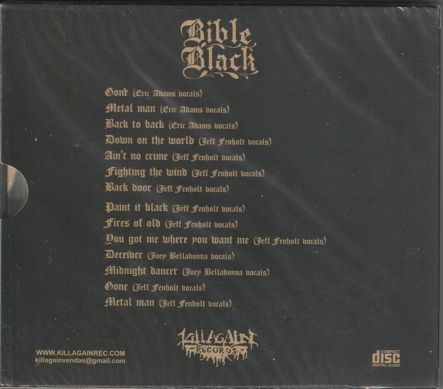 Bible Black - Complete Recordings 1981-1983 CD