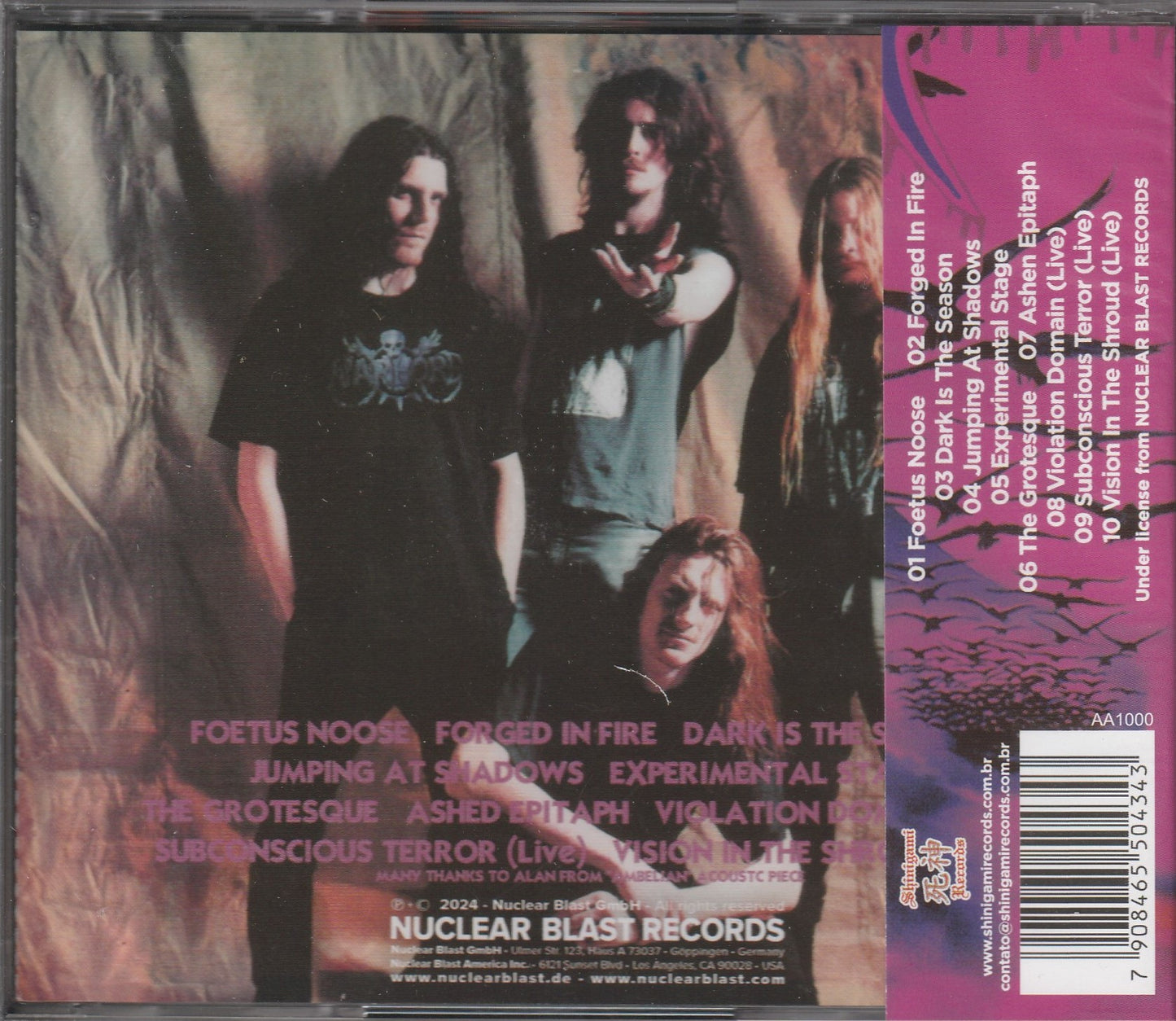 Benediction - Dark Is The Season / The Grotesque-Ashen Epitaph CD