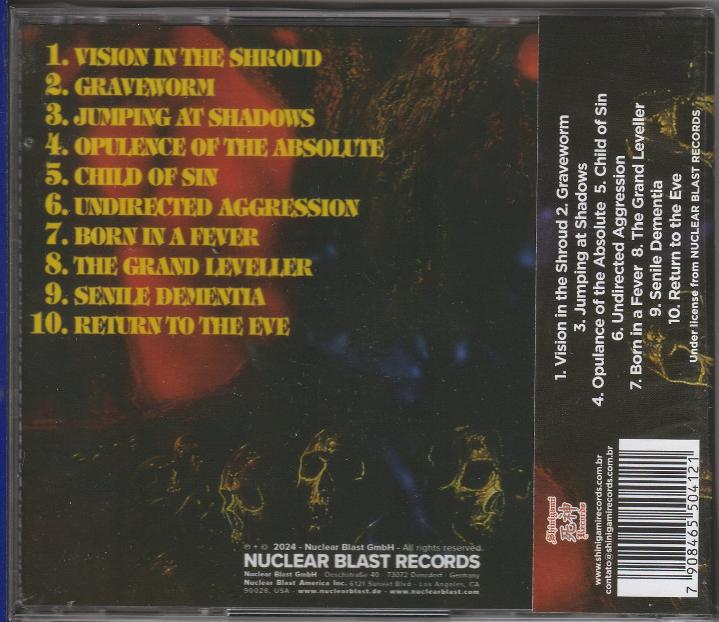 Benediction - The Grand Leveller CD