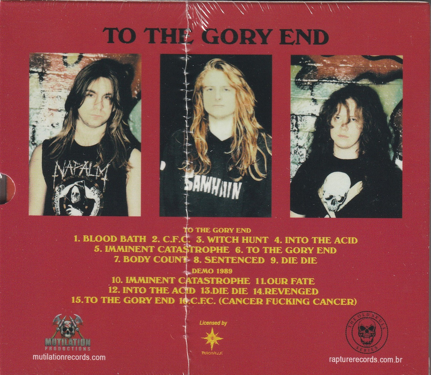 Cancer  - To The Gory End CD