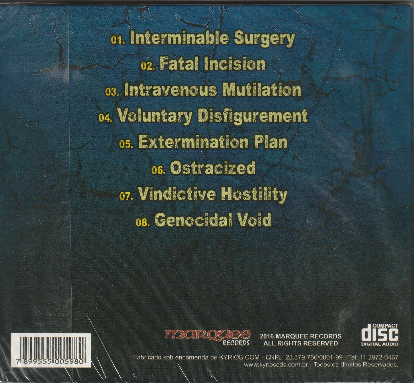 Condition Critical - Extermination Plan CD