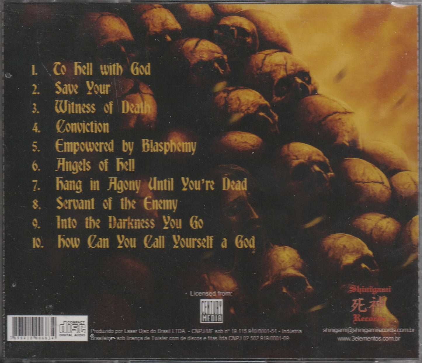 Deicide - To Hell With God CD
