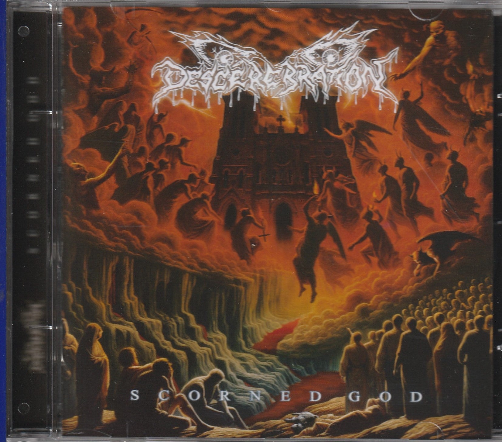 Descerebration ‎– Scorned God CD – skilometal